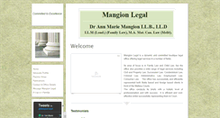 Desktop Screenshot of mangionlegal.com